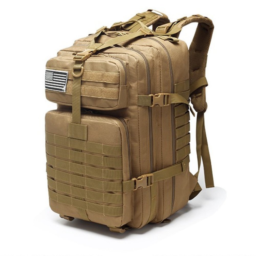 42L Tactical Camping/Hiking Backpack Bag with USA Patch