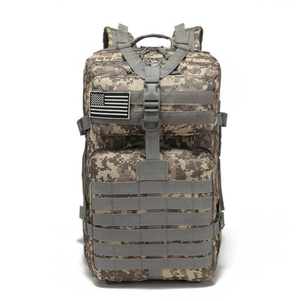 42L Tactical Camping/Hiking Backpack Bag with USA Patch